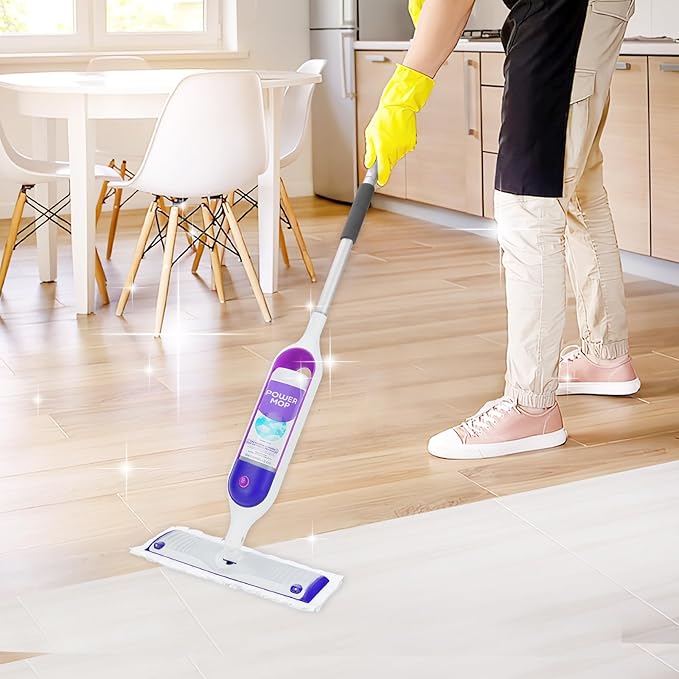 20 Pack Disposable Mop Pads for Power-Mop Multi-Surface Floor Mop, Floor Cleaning Replacement Mopping Pads Refills