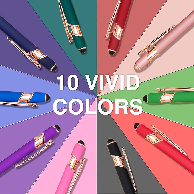 CRME Custom Pens Personalized Pen with Name Logo Engraved Metallic Wine Red Barrel Black Ink Click Pens Grip Retractable Ballpoint Pen Ideal for School Teachers Journaling Office Writing