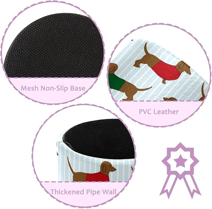 Pen Holder for Desk, Dachshund Dog Pencil Holder Pen Cup Marker Holder Makeup Brush Holders, Desk Accessories & Workspace Organizers for Home, School & Office