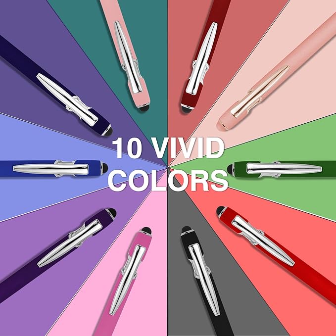 CRME Custom Pens Personalized Pen with Name Logo Engraved Metallic Customized Pen Wine Red Barrel Black Ink Click Pens Stylus Pens for Touch Screens Ideal for School Journaling Office Writing