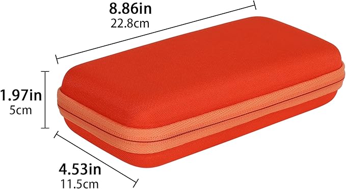 co2CREA Carrying Case for Texas Instruments TI-84 Plus CE Python Enhanced/TI-84/TI-Nspire CX II CAS/TI-Nspire CX II/TI-83 Plus/TI-89 Titanium/TI-85/TI-86 Color Graphing Calculator, Metallic Coral Case