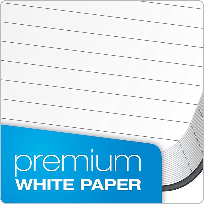 Oxford Idea Collective Professional Notebook, Double Wire-O, 9 1/2 x 6 5/8, Ruled, 80 Sheets, Gray (57013IC)