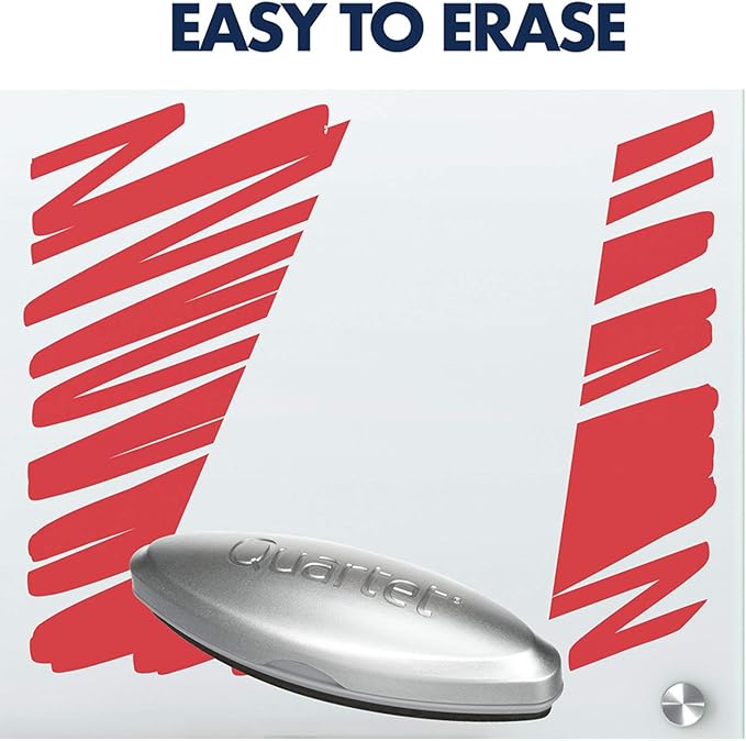 Quartet Glass Board Dry Erase Markers, Premium Whiteboard Markers, Bullet Tip, Assorted Colors, 12 Pack (79554)