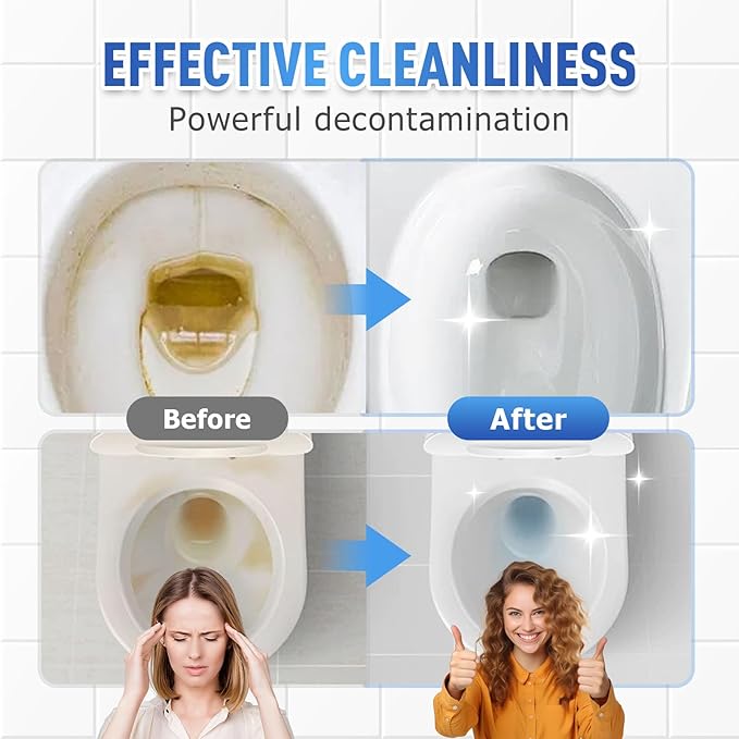 Foam Toilet Cleaner, 2025 New Toilet Bowl Cleaner, Advanced Bathroom Cleaner for Home, Powerful Instant Bowl Cleaners for Toilets Squatting Pans (3)