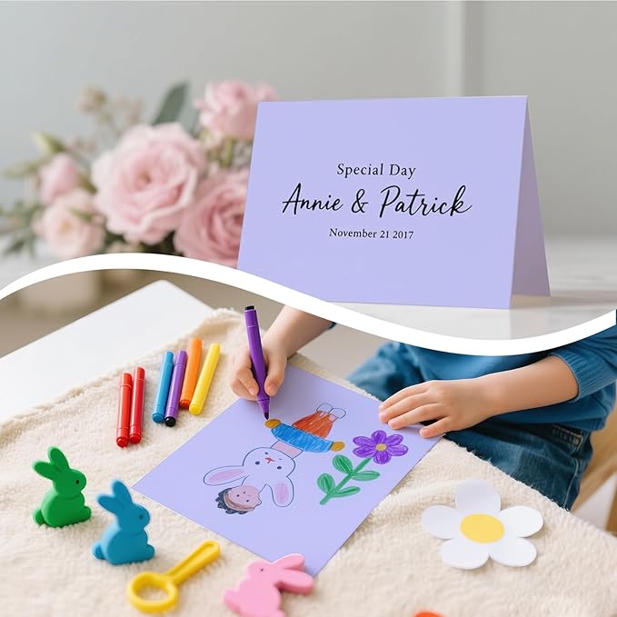 160 Sheets Cardstock Paper 8.5 x 11 Heavyweight Weight 200gsm Purple Card Stock Paper Printing, Crafts, Invitations | Smooth Printer Cardstock Paper | Bulk Construction Paper DIY & Professional Use