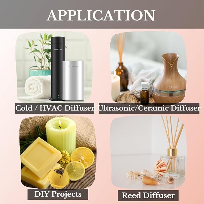 Scentia Hotel Diffuser Oil Inspired by 5-Star Hotel Scent - 20 mL 0.67 fl oz - Aromatherapy Fragrance Oil Inspired by 5 Star Hotel - Escapade