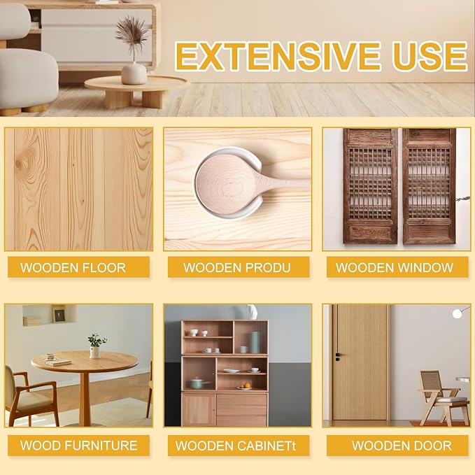 Natural Beeswax Care Spray & Restorer, Bees Wax Furniture Polish and Cleaner, Wood Floor Polish,Bees wax Sprays Cleaner,For Living Room, Kitchen, Leather and Furnitures Polishes (2 PCS,120ML)