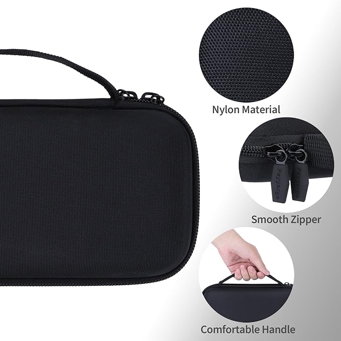 Storage Case Compatible with Texas Ti-84 Plus CE/TI-84 Plus/TI-Nspire CX II CAS/TI-Nspire CX II/TI-83 Plus/TI-89 Titanium/TI-85/TI-86 Calculator (Black)