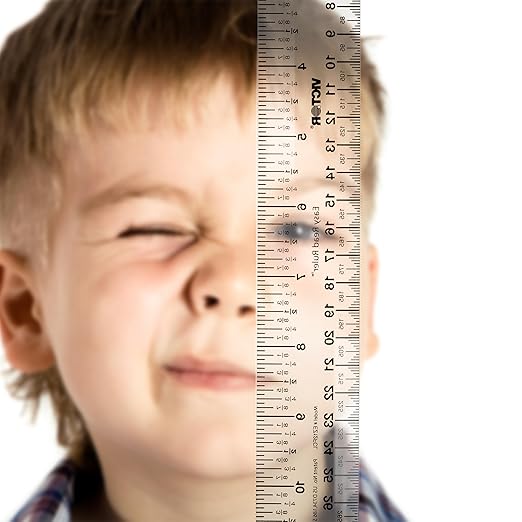 12 Inch Easy Read Ruler, Clear Flexible, Bendable, Shatterproof, Ruler (12 Pack)