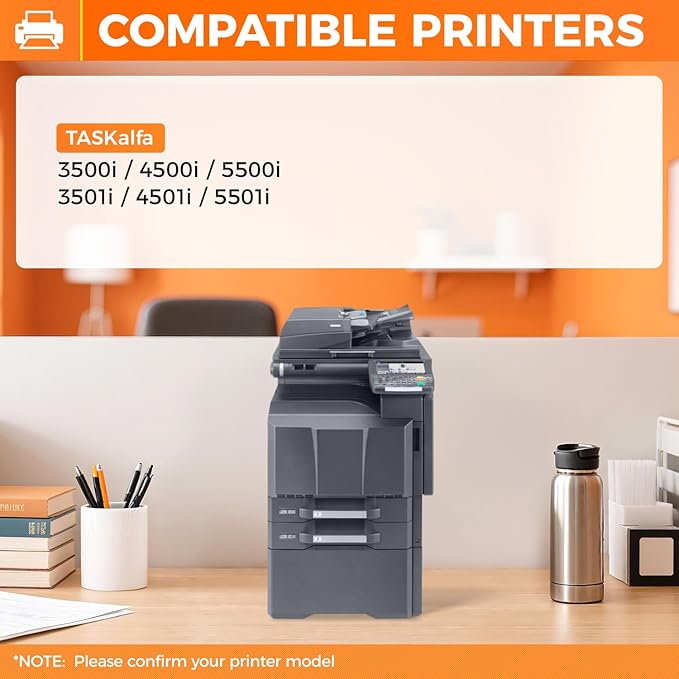 TK-6307 TK6307 Toner Cartridge Black 2-Pack High Capacity Replacement for Kyocera TK-6307 TK6307 1T02LH0US0 Toner Compatible with Kyocera TASKalfa 3500i 4500i 5500i 3501i 4501i 5501i Printer Ink Copy