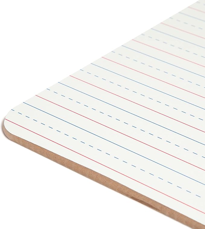 U Brands Dry Erase Lap Board, Double Sided, 9" x 12" Inches, Dry Erase Marker Included, Small White Board, 1 Count