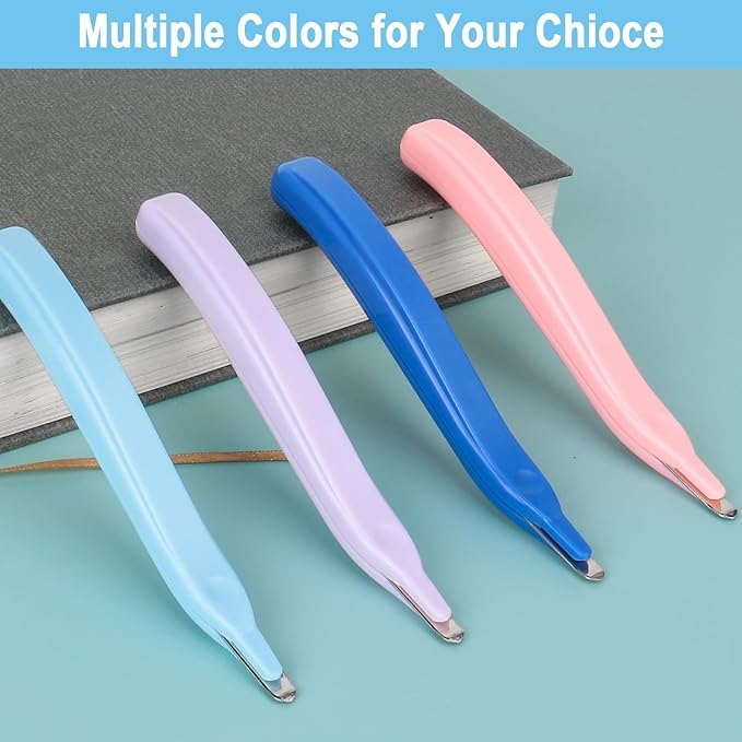 4 Pack Magnetic Staple Remover Tools, Professional Stapler Removers Staple Puller Remover for Classroom, Multicolored Stapler Remover Tool Staple Remover Stick for Home School Office (4 Colors)