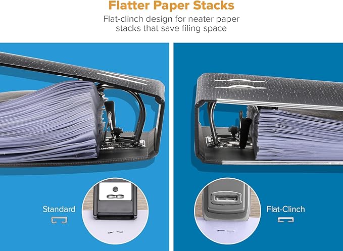 Bostitch Office Heavy Duty 40 Sheet Stapler with 1250 Staples & Claw Remover, Small Stapler Size, Fits into The Palm of Your Hand, Value Pack, Gray (B175-GRAY-VP)