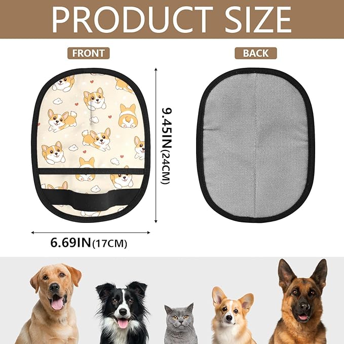 CHPGPUG Pet Hair Removal Glove for Cats & Dogs Reusable Pet Hair Removal Glove pet Hair Electrostatic Gloves (Color 27)