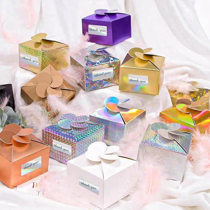 Direct Thermal Label 2x1 Inch- Barcode Labels- Holographic Thermal Sticker Labels for Address, Shipping, Compatible with Rollo Label Printer & MUNBYN& Zebra (300 Labels/Silver)