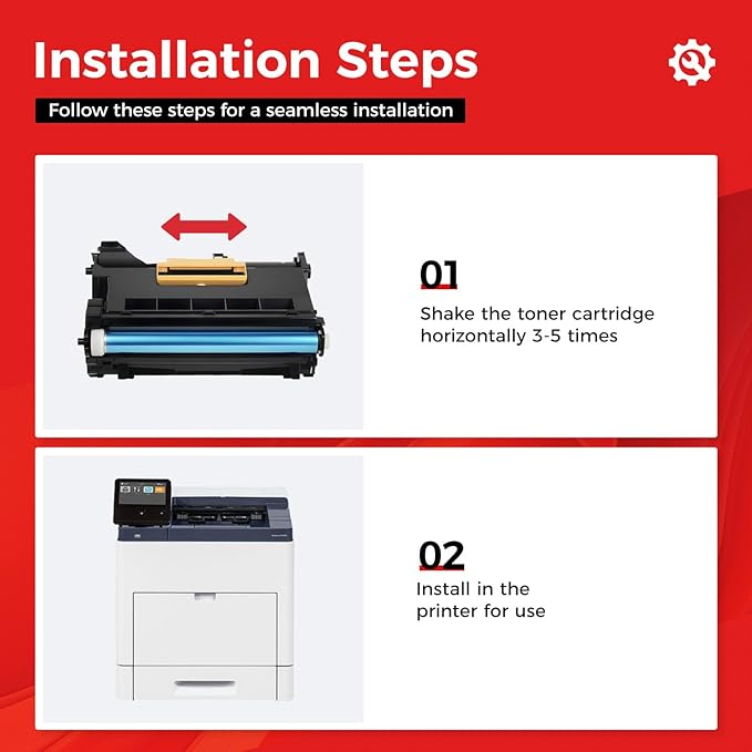 VersaLink B600 B610 101R00582 Drum Unit (Not Toner)Black 1-Pack High Capacity Replacement for B600 B610 101R00582 Image-Drum Compatible for Xerox VersaLink B600 B605 B610 B615 Laser Printer All-in-One