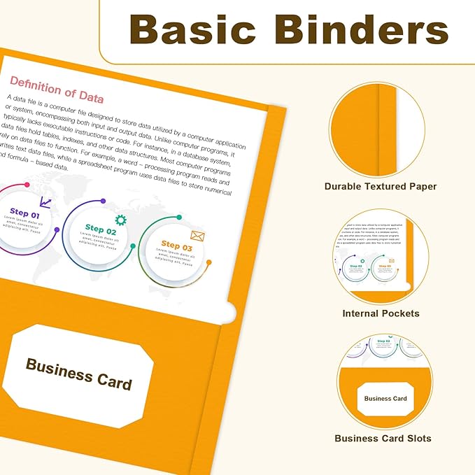 Folders with Pockets, LAYZZ 60 Pack Paper Pocket Folders, 2 Pocket File folders Fits Letter Size Paper, for School Office and Home, Assorted 6 Colors