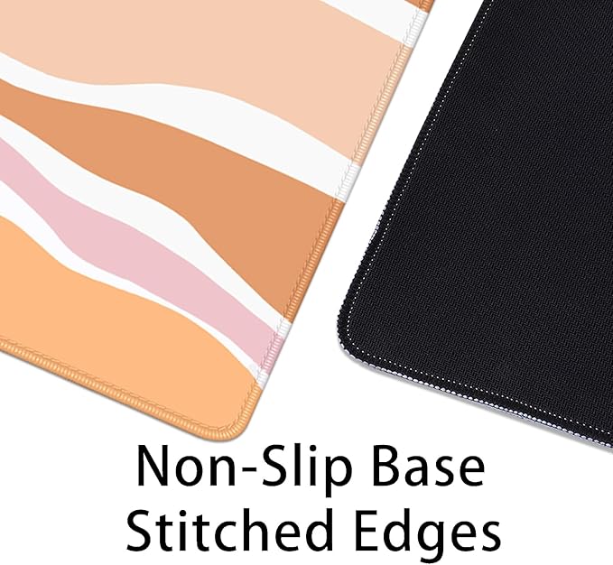 Artistic Sunlight Mouse Pad,XL Simplicity Mousepad Desk Pad with Stitched Edges,Non-Slip Waterproof Rubber Base Mouse Mat Desk Mat for Office Computer Keyboard Laptop Home(27.5x11.8 in)