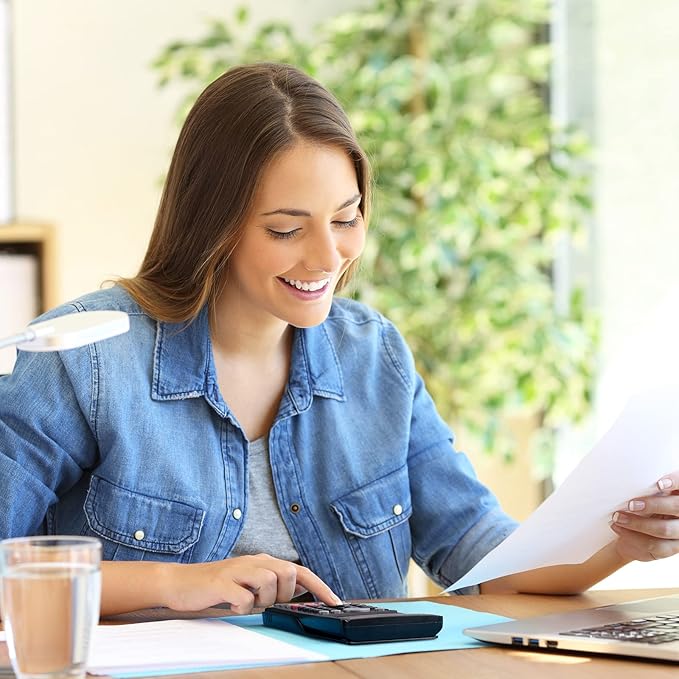 Flutesan 15 Pieces 2 Line Engineering Scientific Calculator Bulk Function Math Calculator Large Display for Student Teacher Classroom High School College School, AAA Batteries Included