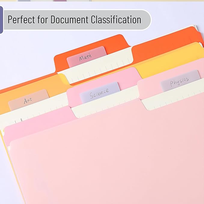 Mr. Pen- Sticky Index Tabs, 500 Pcs, 21 Sets, Colorful Sticky Tabs for Notebooks, Page Markers, Page Tabs for Binders, Page Tabs Sticky Tabs for Books, Notebook Tabs, Book Sticky Tabs for Notebooks