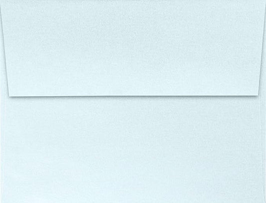 LUXPaper A2 Invitation Envelopes | 4 3/8" x 5 3/4" | Aquamarine Metallic | 80lb. Text | 50 Qty