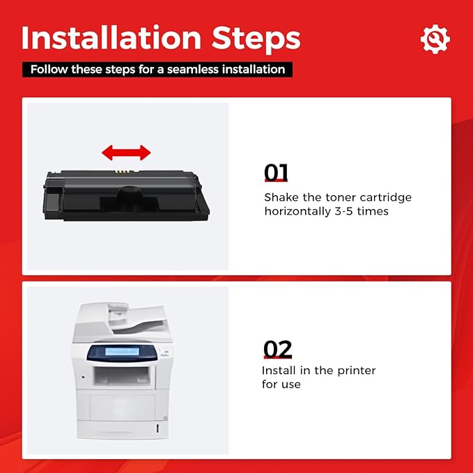Phaser 3635 Toner Cartridge Replacement for Xerox 108R00795 Black Toner Remanufactured Cartridge Work for Phaser 3635 MFP Series Printer (10,000 Pages, 1-Black)