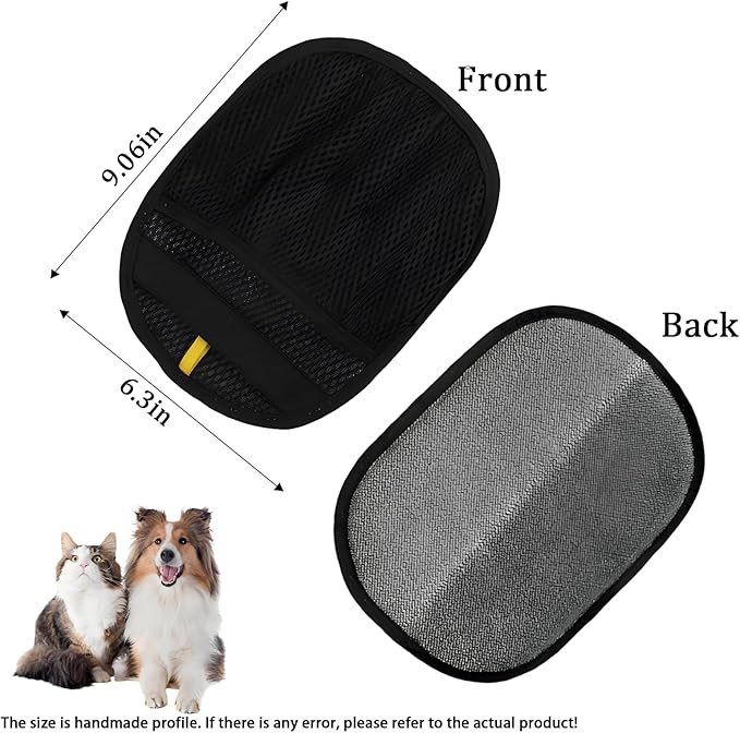 Yehenarn Pet Hair Remover Glove, 3PCS Upgraded 5-Finger Electrostatic Pet Hair Removal Gloves, Pet Hair Removal Tool for Laundry, Furniture, Clothes, Couch, Bed, Carpet, Car Seat