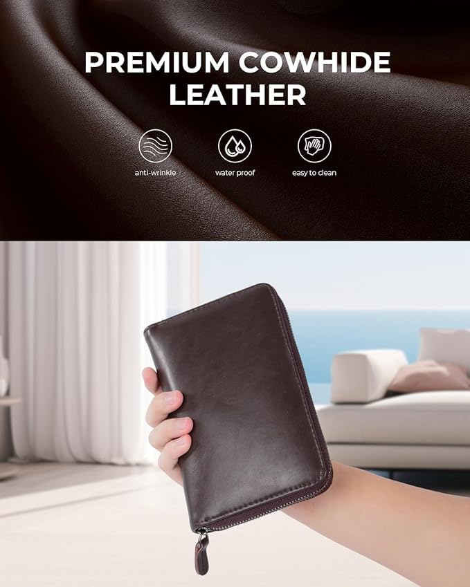 Nicpro 30PCS Art Mechanical Pencil Set in Leather Case, Metal Drafting Pencil 0.5 mm, 0.7 mm, 0.9 mm & 3 PCS 2mm Lead Holders for Sketching Drawing With 16 Tube (6B 4B 2B HB 2H 4H Colors) Lead Refills