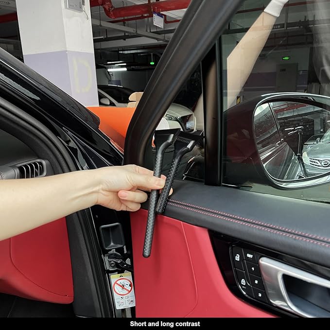 EHDIS Vinyl Wrap Tool Kit with Window Tint Bulldozer Squeegee Long Handle Scrubber Paddle Squeegee,Small Quarter Window Scraper for Car Wrapping,Graphics,Decal Installation