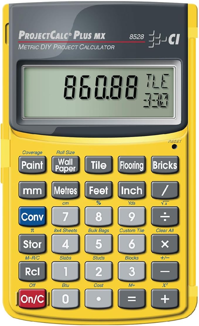Calculated Industries 8528 Metric Do-It-Yourself Calculator Small