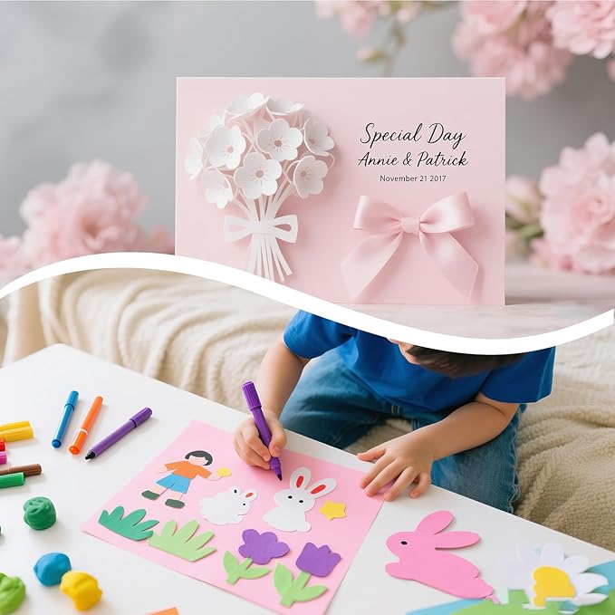 Premium White Cardstock Paper (5x7 Inch) – 440 Sheets, 200 gsm – Heavyweight Card Stock for Printing, Crafts, Invitations | Smooth Printer Cardstock Paper | Bulk Card Stock for DIY & Professional Use