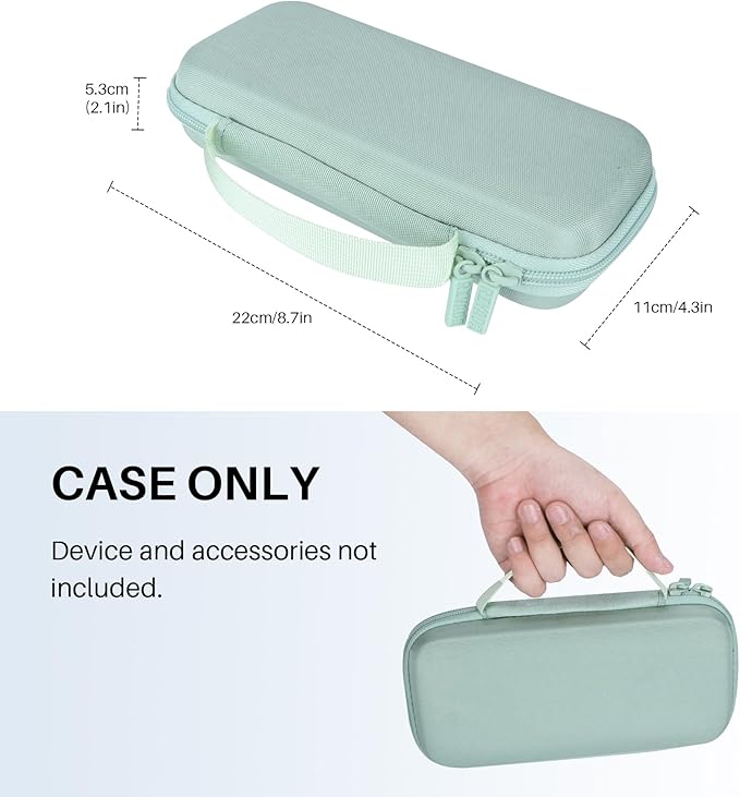 Hard Case Replacement for Texas Instruments TI-84 Plus CE/TI-84 Plus/TI-Nspire CX II CAS/TI-Nspire CX II/TI-83 Plus/TI-89 Titanium/TI-85 / TI-86 Color Graphing Calculator (Pale Green Case)