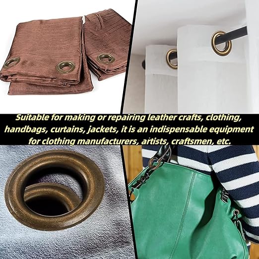 Yctze Eyelet Hole Punch Die Tool, Hole Punch Tool Household Accessories Eyelet Punch Die Tool Hole for Leather Clothing (1400#17mm)