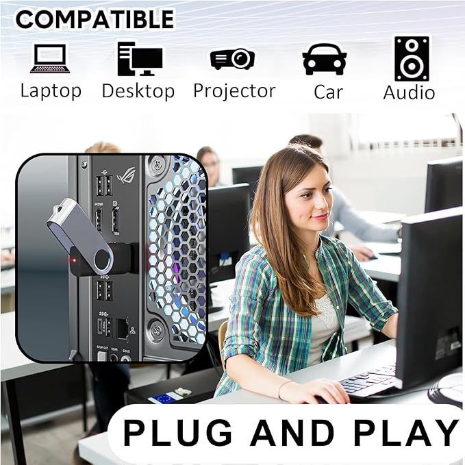 4GB USB Flash Drives 20 Pack 4 GB Thumb Drive TATMOHIK 2.0 USB Drives Bulk 4GB Swivel Design Flash Drive Pack with LED Indicator 4 Gig Jump Drive Pack, USB Stick, Memory Stick, Pen Drive, Black Color