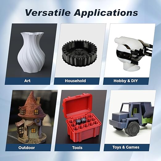 FLASHFORGE Rapid PLA Filament 1.75mm +/- 0.02mm Abyssal Red, Max 500mm/s High Speed Printing, 3D Printer Filament 1kg(2.2lbs), Changing Colors with Light, Perfectly Hide The Layer Line