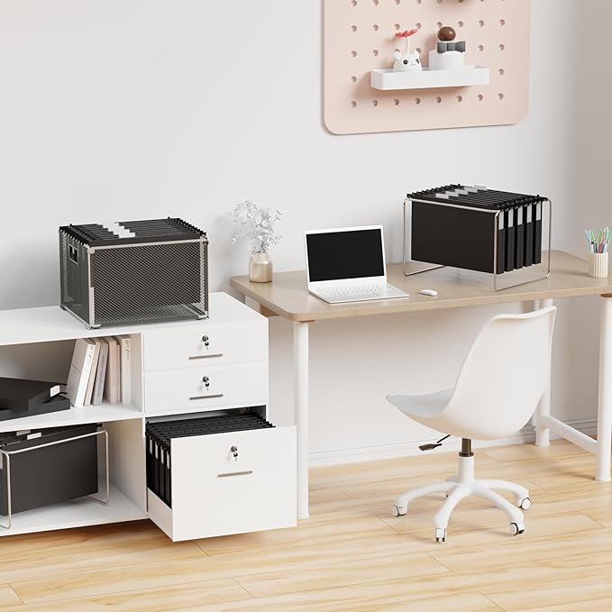 Plastic Legal Size Hanging File Folders,Heavy Duty 1 Inch Expansion,12 Pack Reinforced Black Legal Hanging Folders Expandable,Adjustable Tabs,File Cabinet Folders for Bulky Files