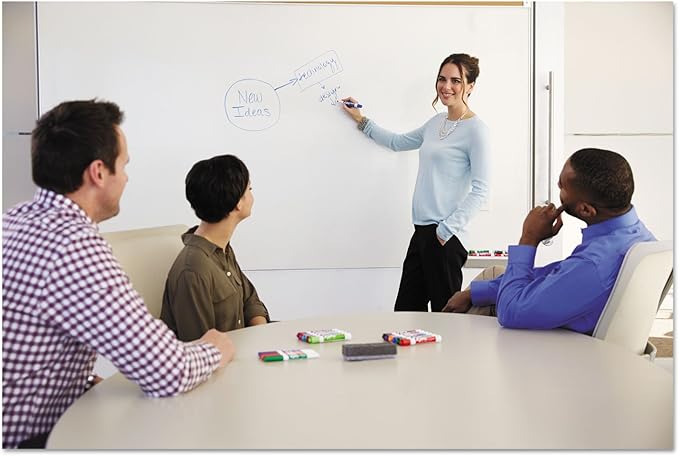 EXPO Dry Erase Markers, Low Odor Ink, Green, Chisel Tip, 12 Count