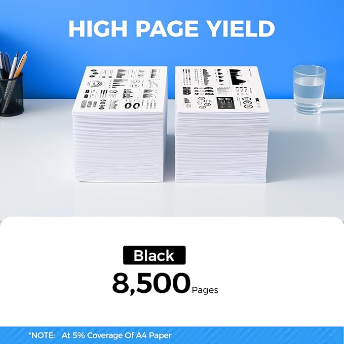 KingKJ S2830 High Yield Black Toner Cartridge 2-Pack Replacement for Dell GGCTW Toner Cartridges Remanufactured Compatible with Dell S2830 S2830dn Laser Printer Ink All-in-One Copier (8,500 Pages