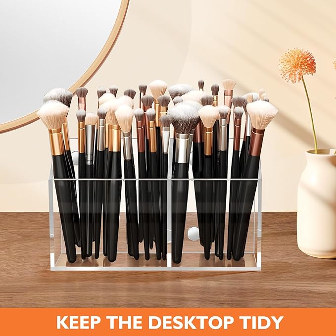 Magnetic Pen Holder Classroom Organization Acrylic Marker Holder for Whiteboard Refrigerator Locker Accessories Pencil Dry Erase Marker Basket (2 Compartments * 1)