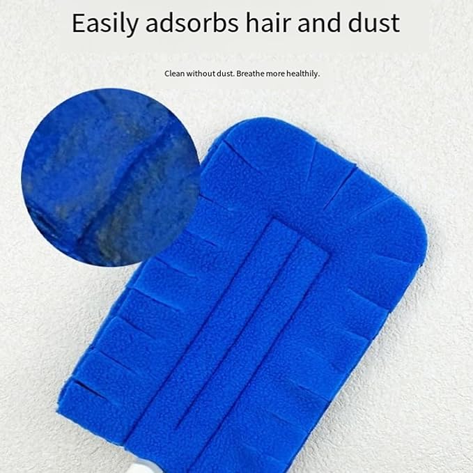 5/10/15 Pcs 360° Electrostatic Duster Refills,Washable＆Reusable Duster Refills,Fleece Duster for Home Office Car High Adsorption Duster,Suitable for Dust, Water Stains, and Pet Hair (5pcs)