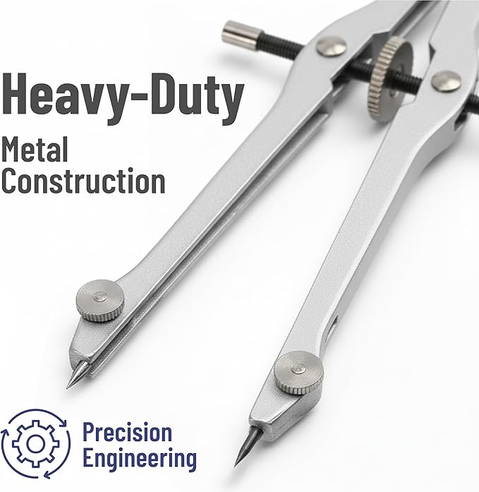 Mr. Pen Geometry Set with 6 Inch Swing Arm Protractor, Divider, Set Squares, Ruler, Compasses and Protractor, 15 Piece Set