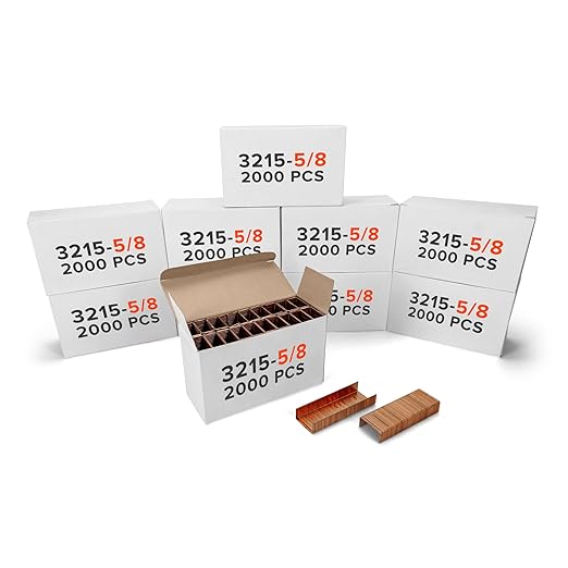 Heavy Duty Staples for CMB, HDCS, ADCSY 19-32, 1 1/4" x 5/8" x 0.08" (10 Boxes, 20000 pcs) - Non-Rusting Stainless Steel Staples - Industrial Staples - Box of Staples by IDL Packaging