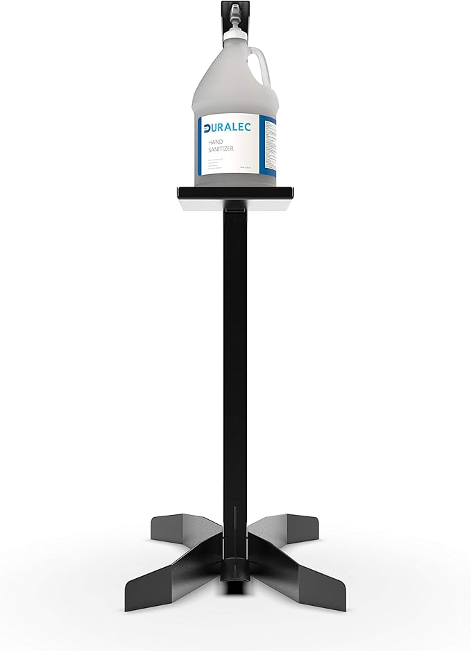 Foot Operated Hand Sanitizer Stand, Heavy Duty Stainless Steel Freestanding Adjustable Hand Sanitizer Dispenser 31 Inches Tall