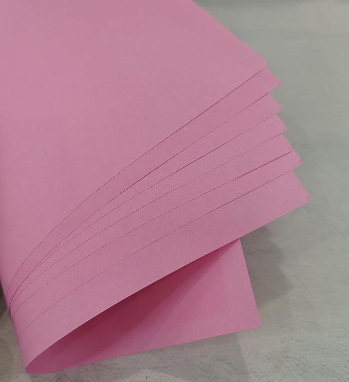 Pink Copy Print Paper 8.5X11 Inches,100 Sheets Rainbow A4 Printer Paper 70GSM Colored Origami Paper for Cutting DIY Kids Art Craft