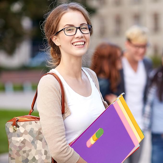 Estune 48 Pack Extra Capacity Hanging File Folders Letter Size, Reinforced Hang File Folders with Heavy Duty 2 Inch Expansion, Durable Hanging Organizer Designed for Bulky Files, Assorted Colors