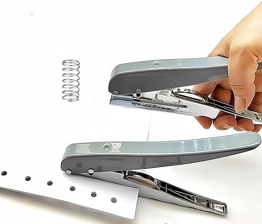 Single Hole Punch, Heavy Duty Hole Puncher Handheld Paper Puncher Small Hole Punch for Crafts Cards Paper Tags Scrapbook-1/8 inch (3mm)