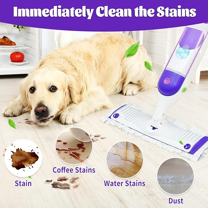 40 Pack Disposable Mop Pads Compatible with Swiffer Power Mop Pads Replacement for Swiffer Power Mop Refills, Multi-Surface Mopping Pad Refills, Wet Pads Refill for Floor Cleaning