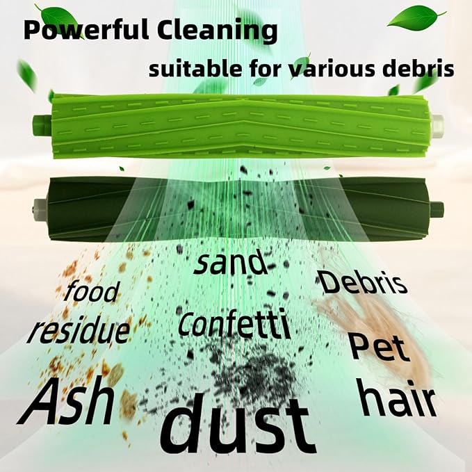 FUNFDWU 2 Sets Replacement Brush Parts Compatible with Roomba i, e & j Series – Fits i3 i3+ i4 i4+ i6 i6+ i7 i7+ i8 i8+, e5 e6 e7, j6+ j7 j7+, Combo j5 j5+, Combo i5 i5+ Vacuum Cleaner Roller Brushes