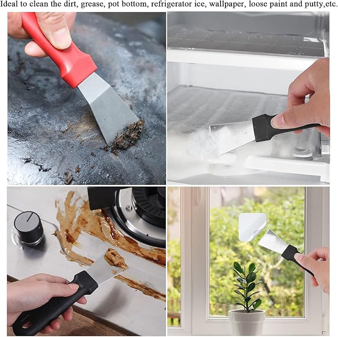 TuTuYa 10PCS Cleaning Brush Set, Household Cleaning Tools for Groove, Tiles, Window Track, Toilet, Bathroom, Stove, Pot, Sink, Faucet