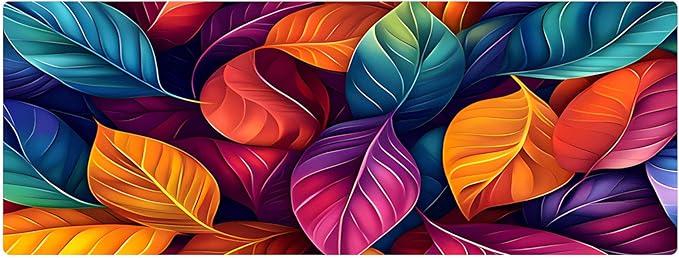 Large Gaming Mouse Pad (31.5"x11.8") - XXL PU Leather Waterproof Desk Mat with Non-Slip Rubber Base for Keyboard, PC & Office